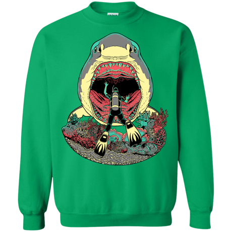 Sweatshirts Irish Green / S Megalodoom Crewneck Sweatshirt