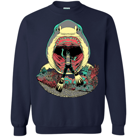 Sweatshirts Navy / S Megalodoom Crewneck Sweatshirt