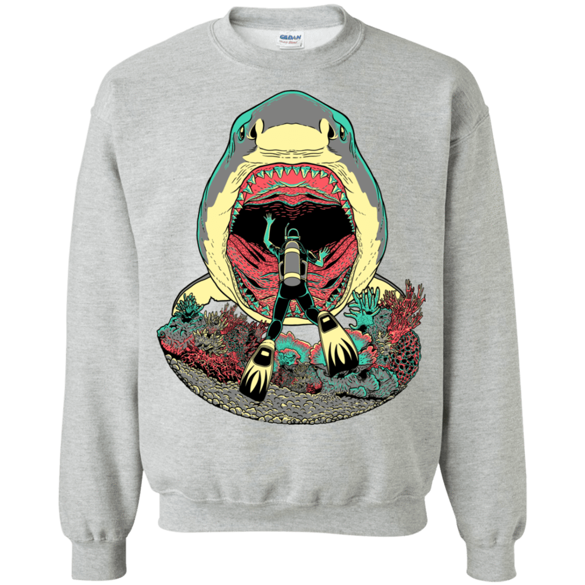 Sweatshirts Sport Grey / S Megalodoom Crewneck Sweatshirt