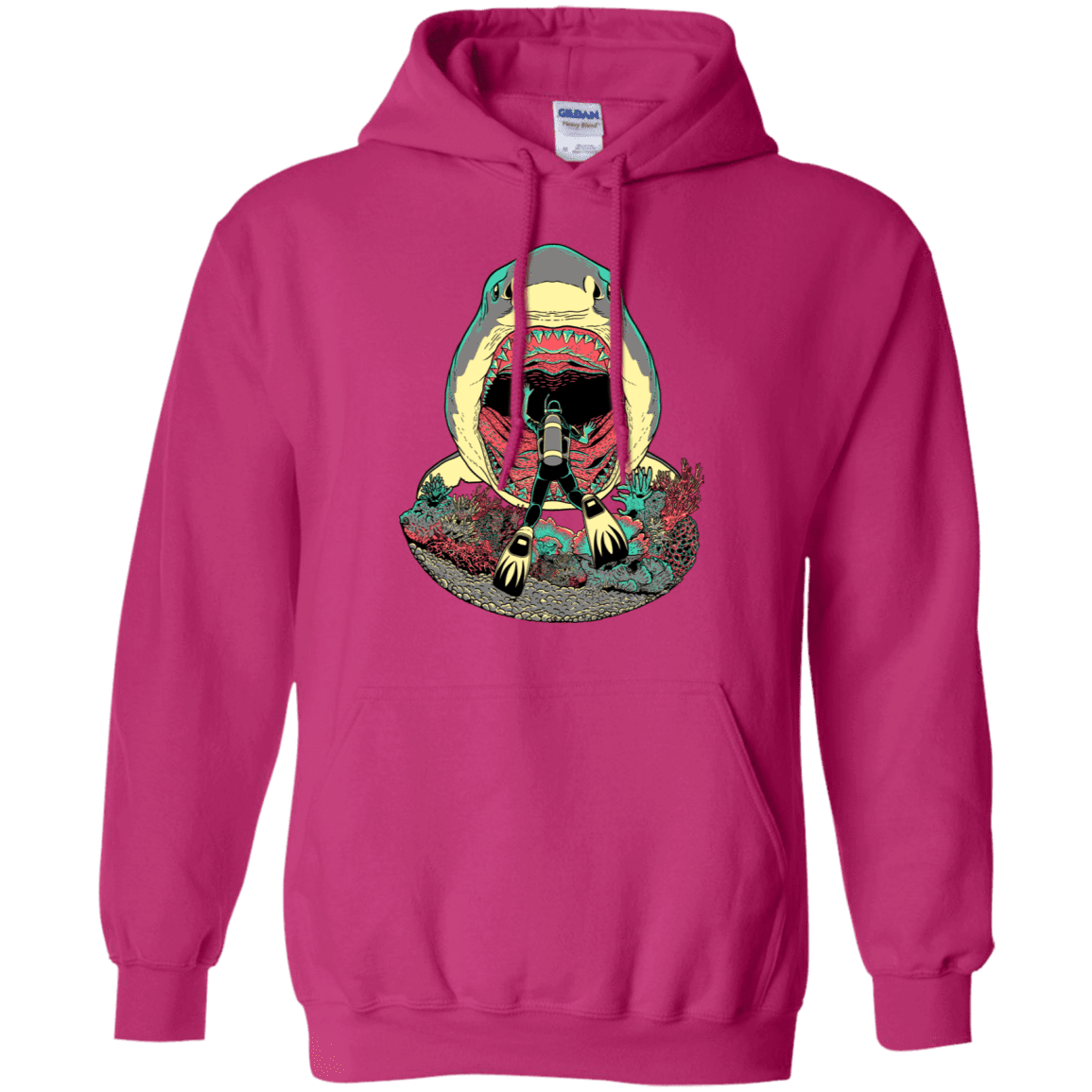 Sweatshirts Heliconia / S Megalodoom Pullover Hoodie