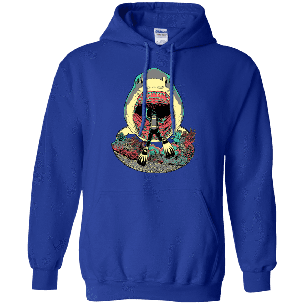 Sweatshirts Royal / S Megalodoom Pullover Hoodie