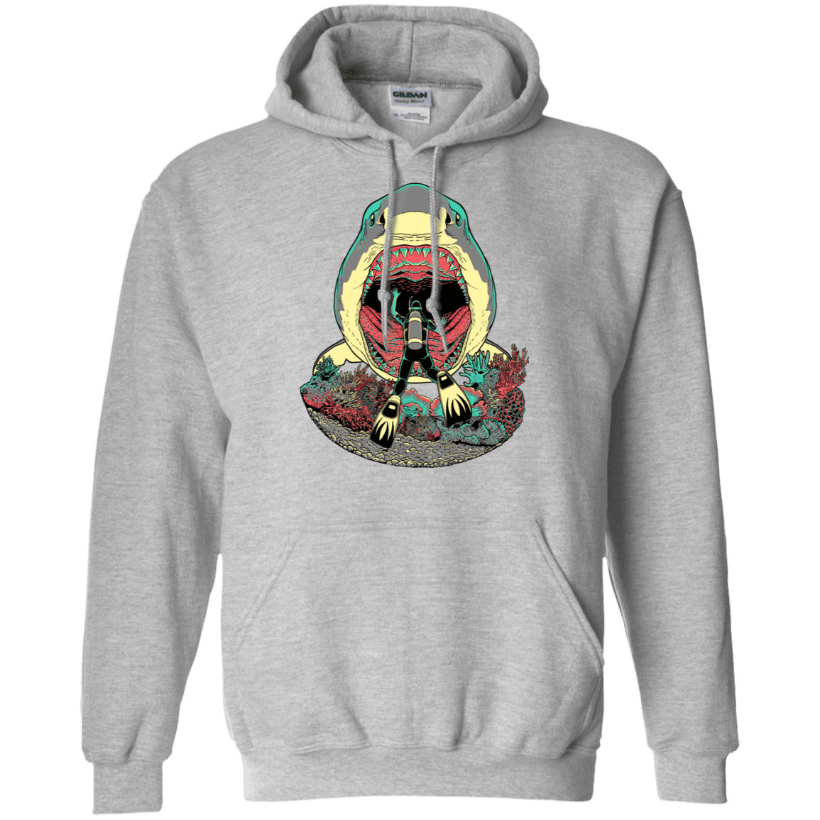 Sweatshirts Sport Grey / S Megalodoom Pullover Hoodie