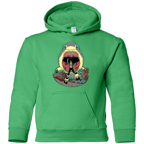 Sweatshirts Irish Green / YS Megalodoom Youth Hoodie