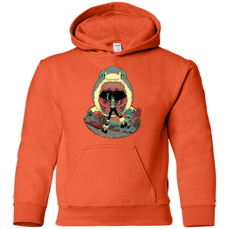 Sweatshirts Orange / YS Megalodoom Youth Hoodie