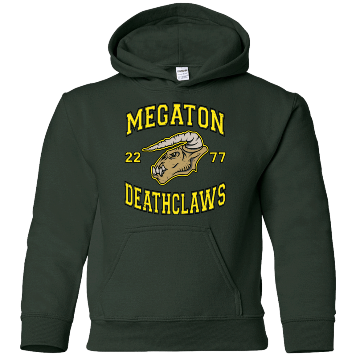 Sweatshirts Forest Green / YS Megaton Deathclaws Youth Hoodie