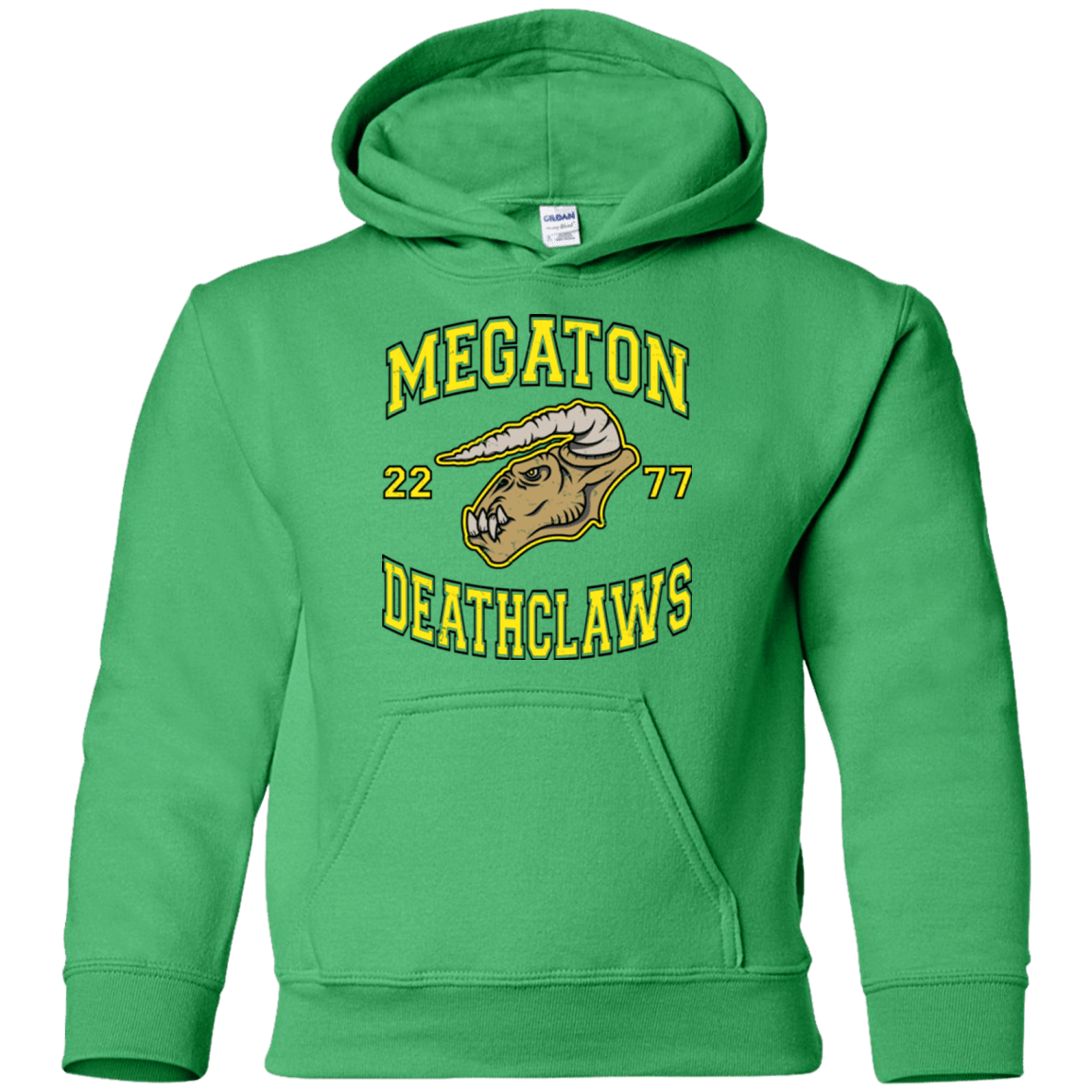 Sweatshirts Irish Green / YS Megaton Deathclaws Youth Hoodie