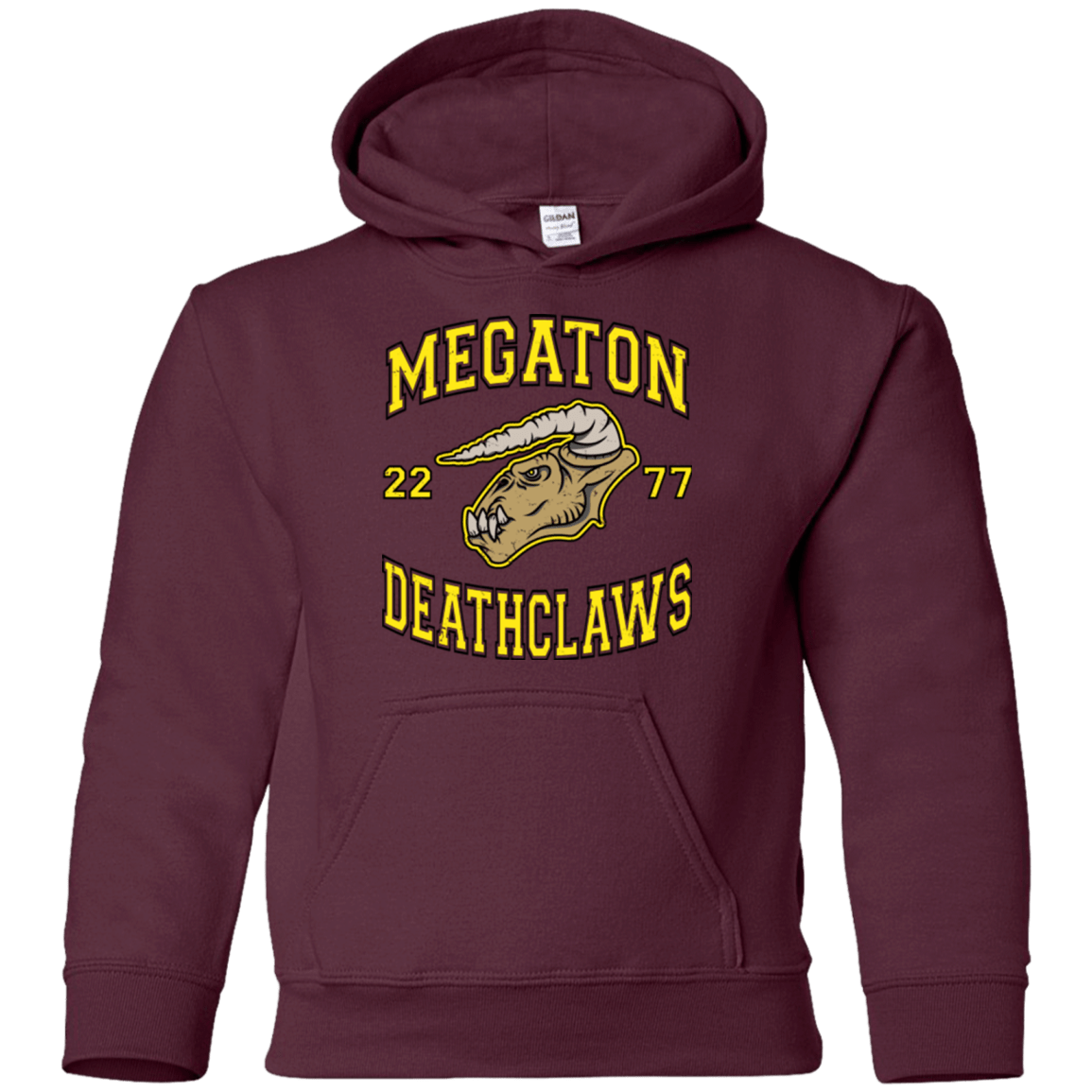 Sweatshirts Maroon / YS Megaton Deathclaws Youth Hoodie