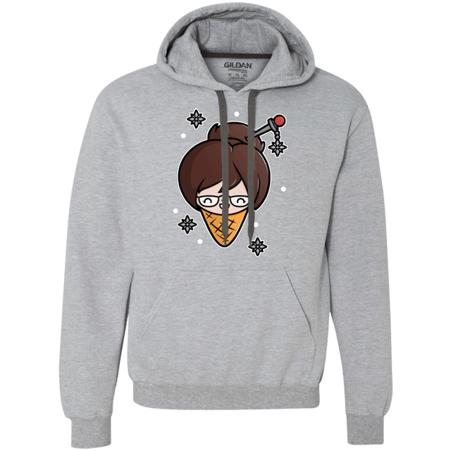 Sweatshirts Sport Grey / Small Mei Cone Premium Fleece Hoodie