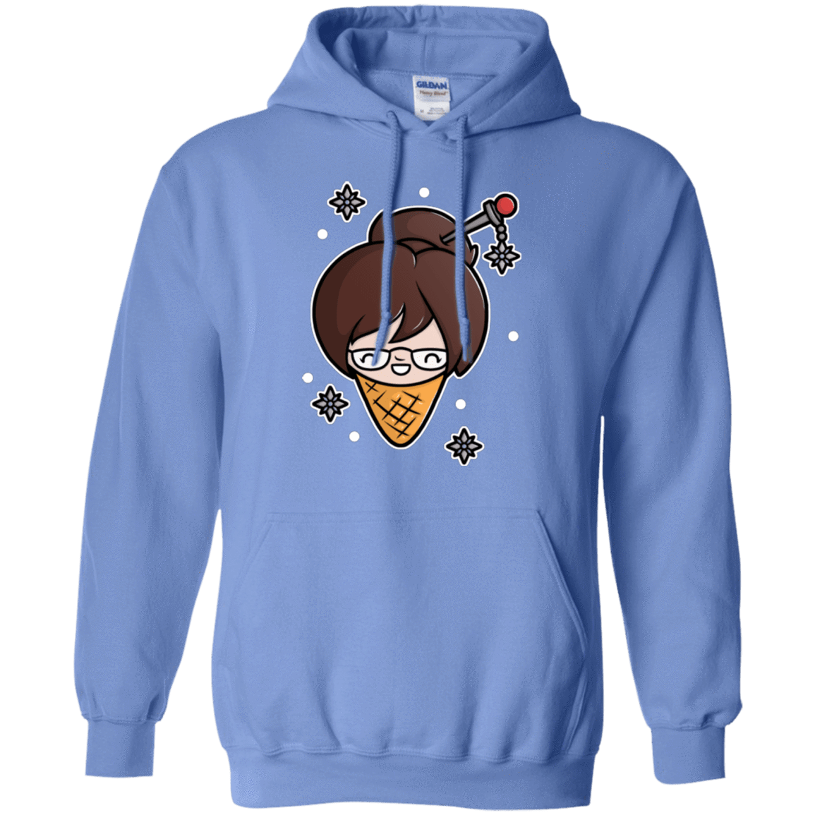 Sweatshirts Carolina Blue / Small Mei Cone Pullover Hoodie