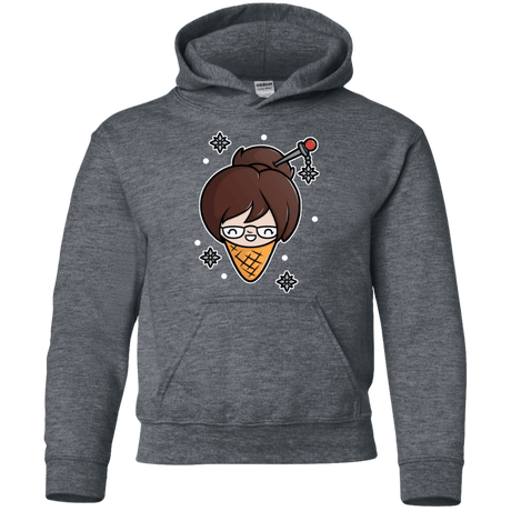 Sweatshirts Dark Heather / YS Mei Cone Youth Hoodie