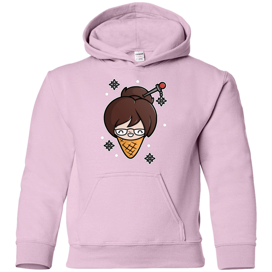 Sweatshirts Light Pink / YS Mei Cone Youth Hoodie