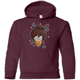 Sweatshirts Maroon / YS Mei Cone Youth Hoodie