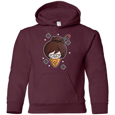 Sweatshirts Maroon / YS Mei Cone Youth Hoodie