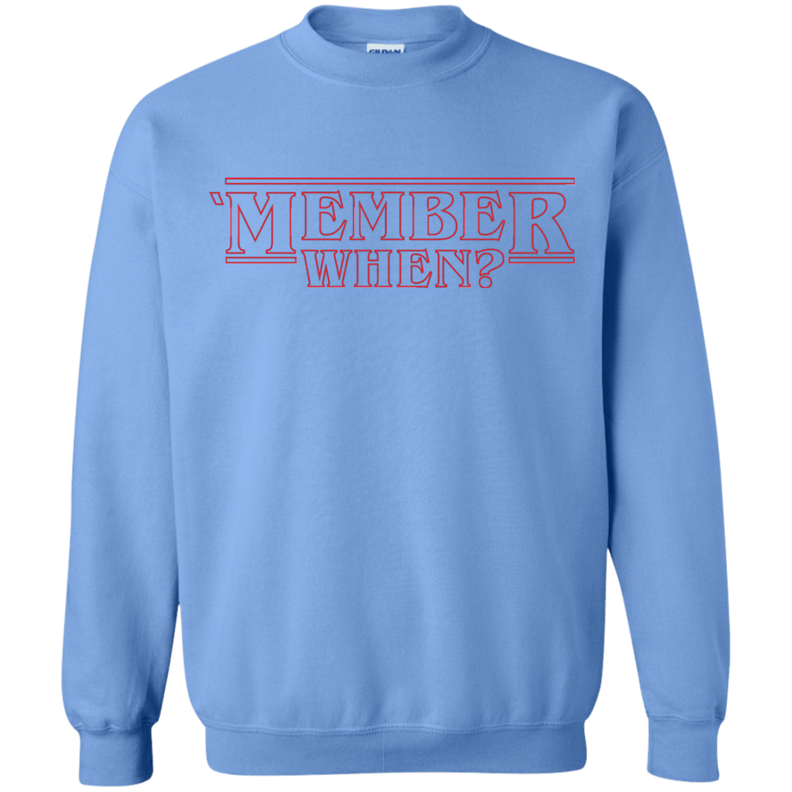 Sweatshirts Carolina Blue / Small Member When Crewneck Sweatshirt