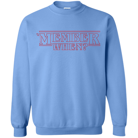 Sweatshirts Carolina Blue / Small Member When Crewneck Sweatshirt