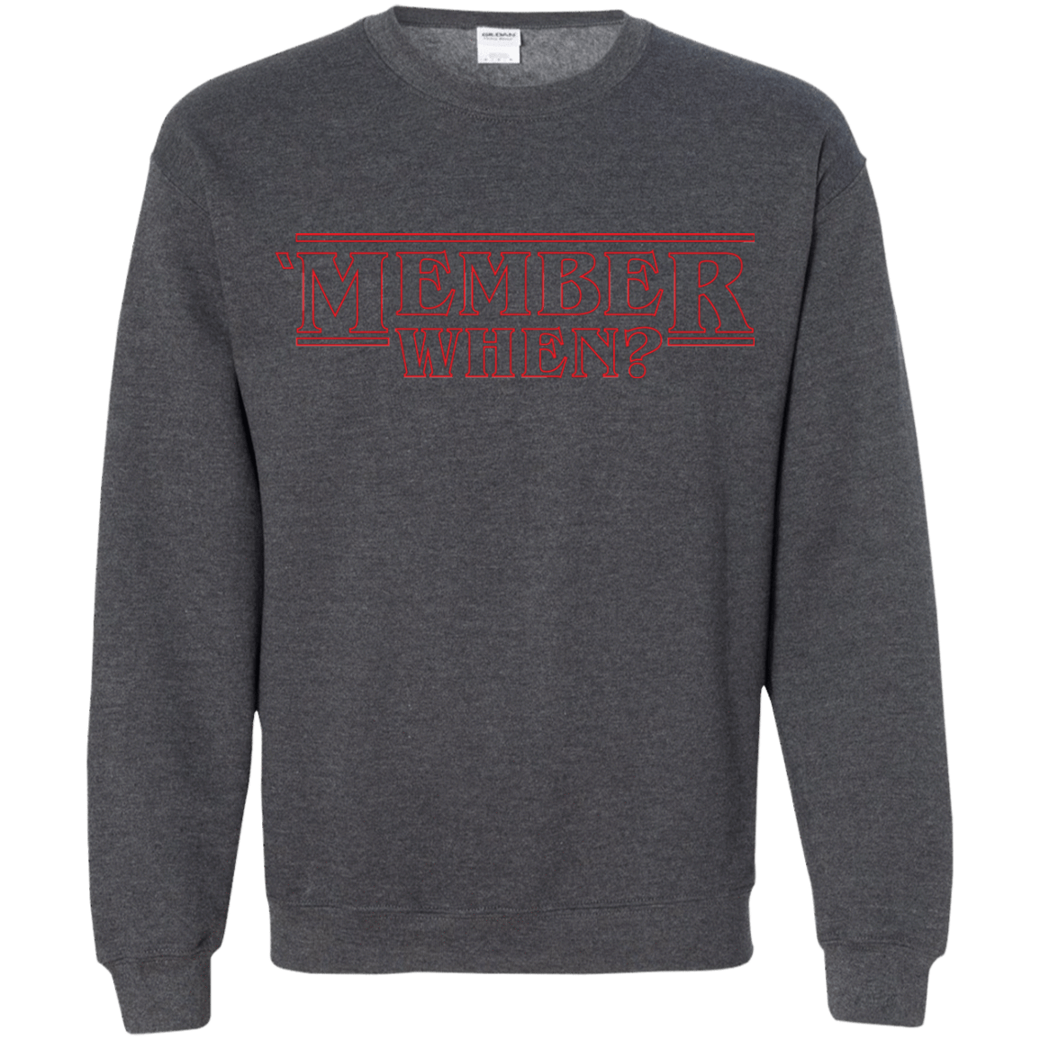 Sweatshirts Dark Heather / Small Member When Crewneck Sweatshirt