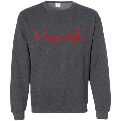 Sweatshirts Dark Heather / Small Member When Crewneck Sweatshirt