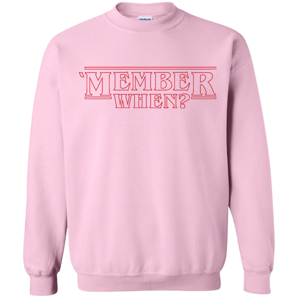 Sweatshirts Light Pink / Small Member When Crewneck Sweatshirt