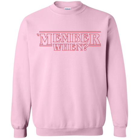 Sweatshirts Light Pink / Small Member When Crewneck Sweatshirt