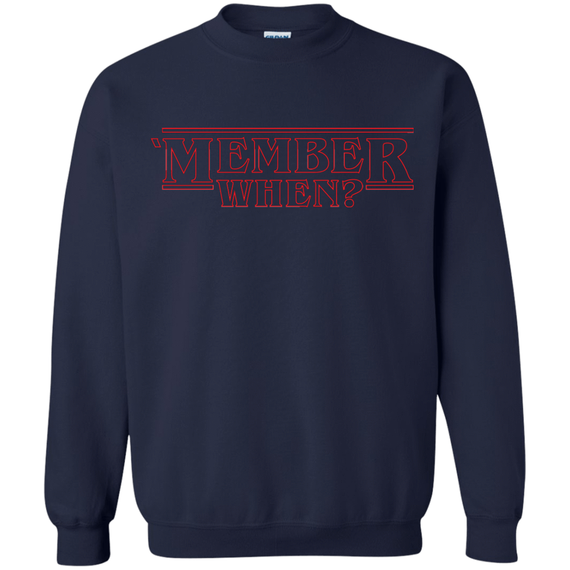 Sweatshirts Navy / Small Member When Crewneck Sweatshirt