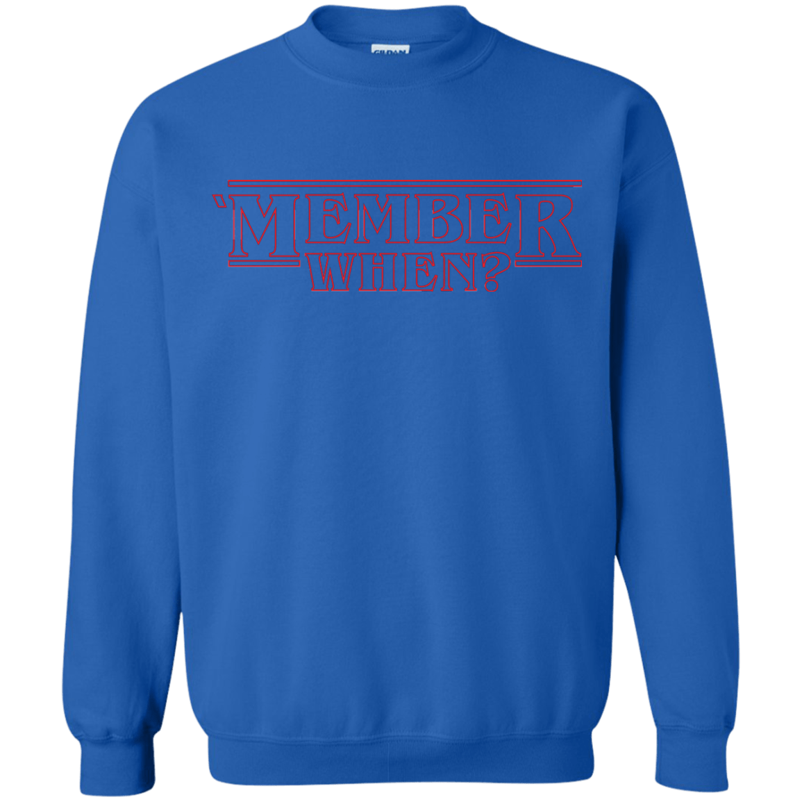 Sweatshirts Royal / Small Member When Crewneck Sweatshirt