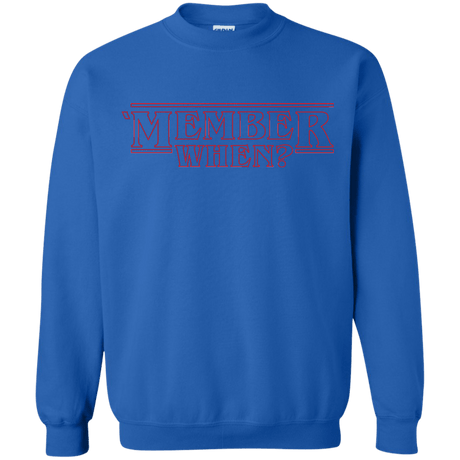 Sweatshirts Royal / Small Member When Crewneck Sweatshirt