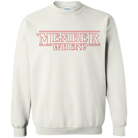 Sweatshirts White / Small Member When Crewneck Sweatshirt