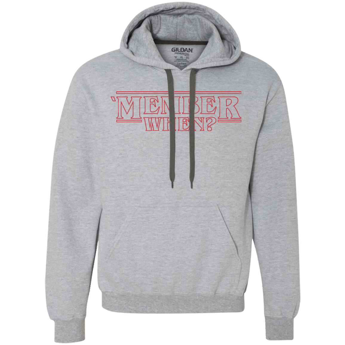 Sweatshirts Sport Grey / Small Member When Premium Fleece Hoodie