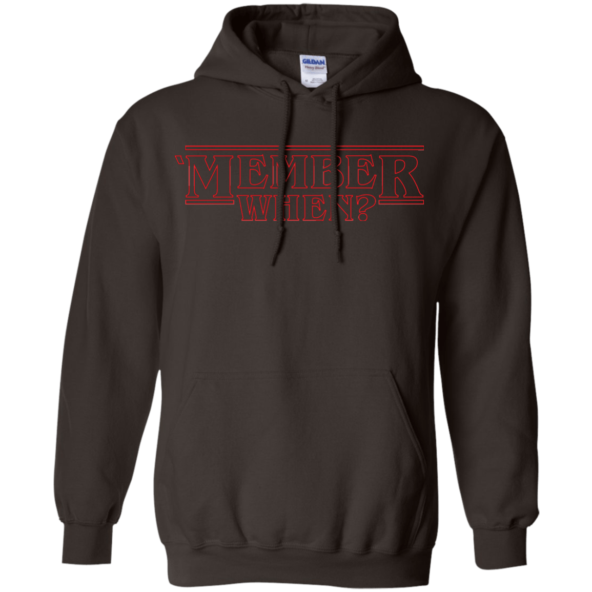 Sweatshirts Dark Chocolate / Small Member When Pullover Hoodie