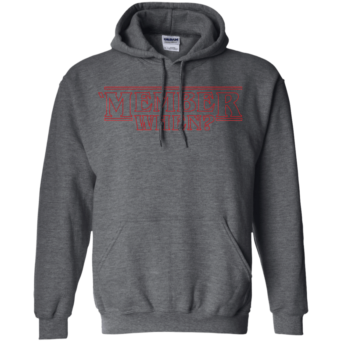 Sweatshirts Dark Heather / Small Member When Pullover Hoodie