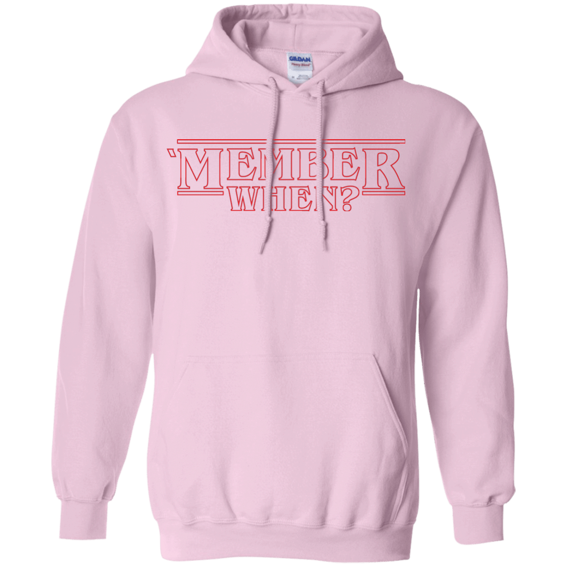 Sweatshirts Light Pink / Small Member When Pullover Hoodie