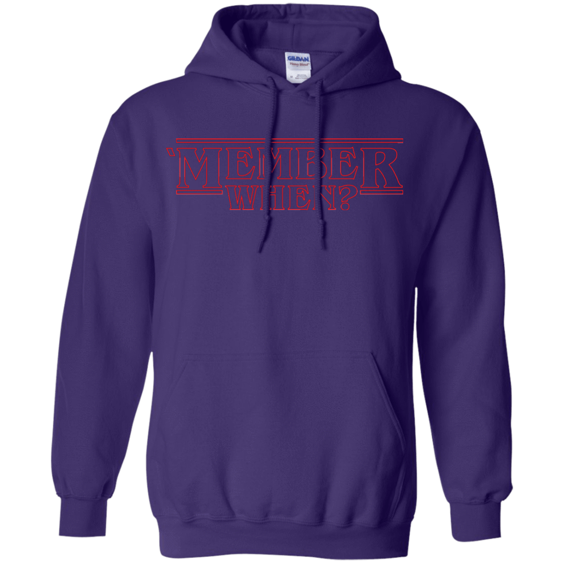 Sweatshirts Purple / Small Member When Pullover Hoodie