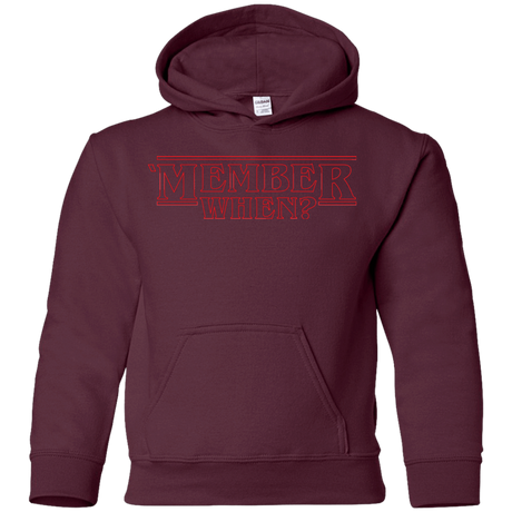 Sweatshirts Maroon / YS Member When Youth Hoodie