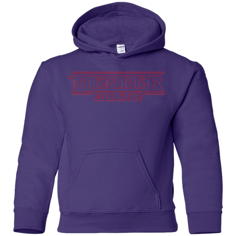 Sweatshirts Purple / YS Member When Youth Hoodie
