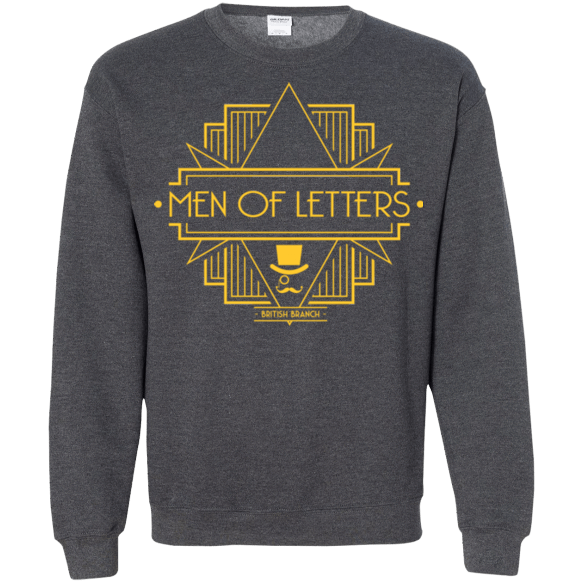 Sweatshirts Dark Heather / Small Men Of Letters British Branch Crewneck Sweatshirt