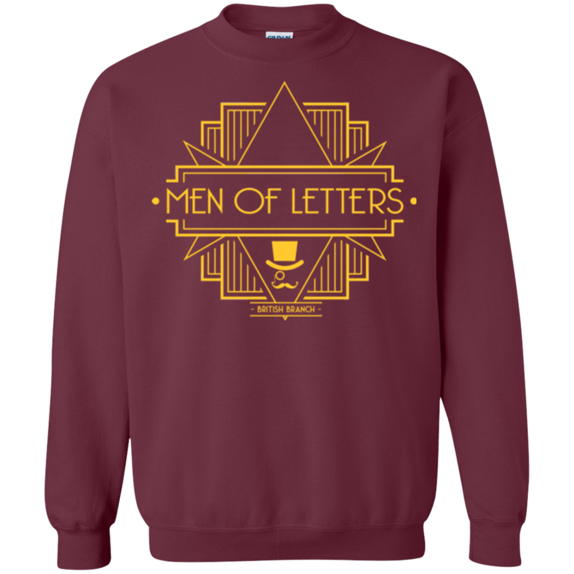 Sweatshirts Maroon / Small Men Of Letters British Branch Crewneck Sweatshirt