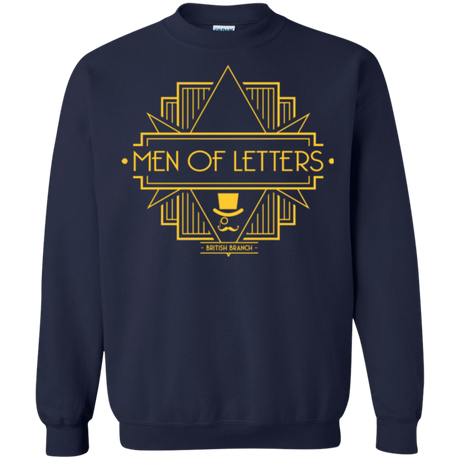 Sweatshirts Navy / Small Men Of Letters British Branch Crewneck Sweatshirt