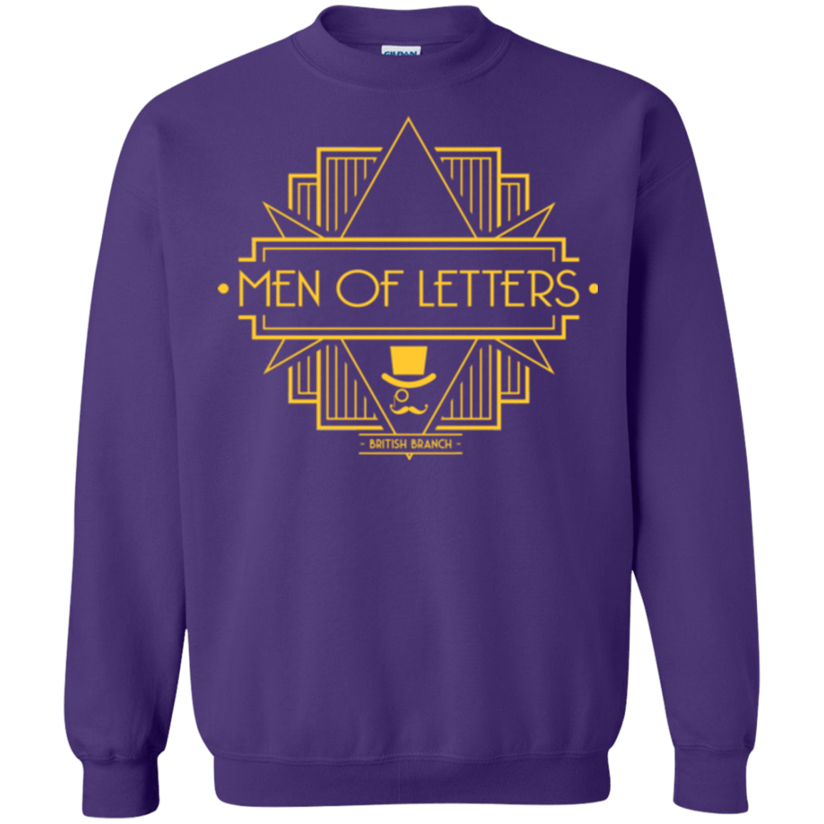 Sweatshirts Purple / Small Men Of Letters British Branch Crewneck Sweatshirt