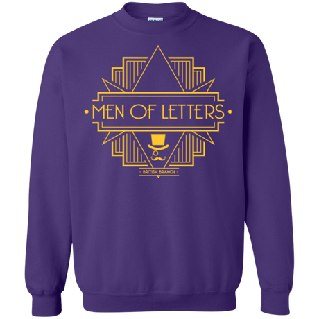 Sweatshirts Purple / Small Men Of Letters British Branch Crewneck Sweatshirt