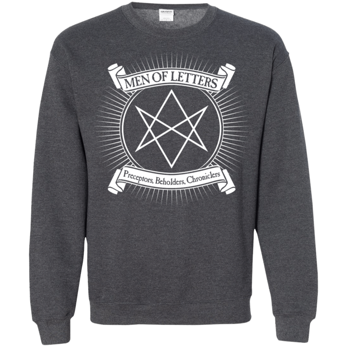 Sweatshirts Dark Heather / S Men of Letters Crewneck Sweatshirt