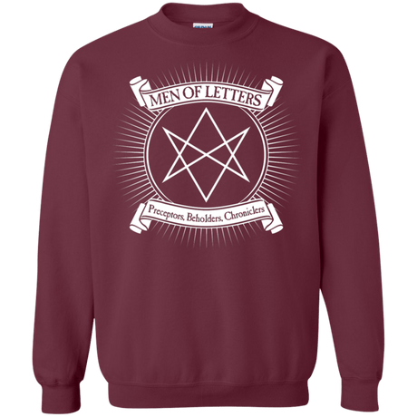 Sweatshirts Maroon / S Men of Letters Crewneck Sweatshirt