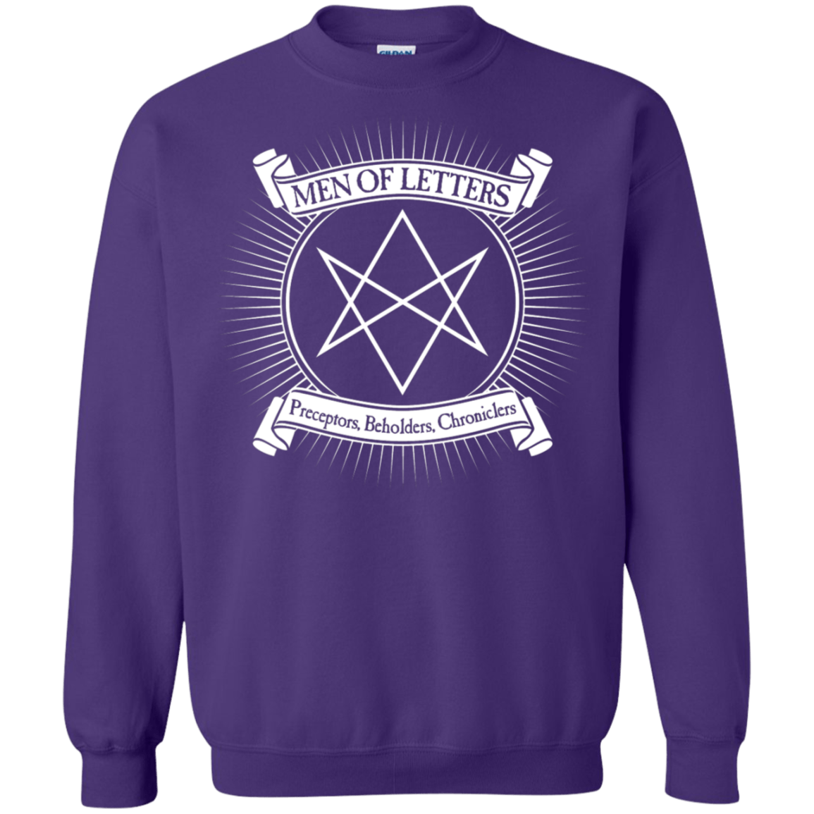 Sweatshirts Purple / S Men of Letters Crewneck Sweatshirt