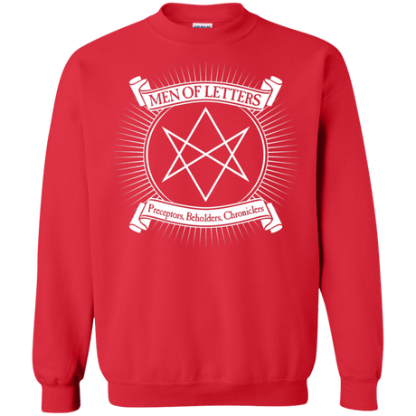 Sweatshirts Red / S Men of Letters Crewneck Sweatshirt