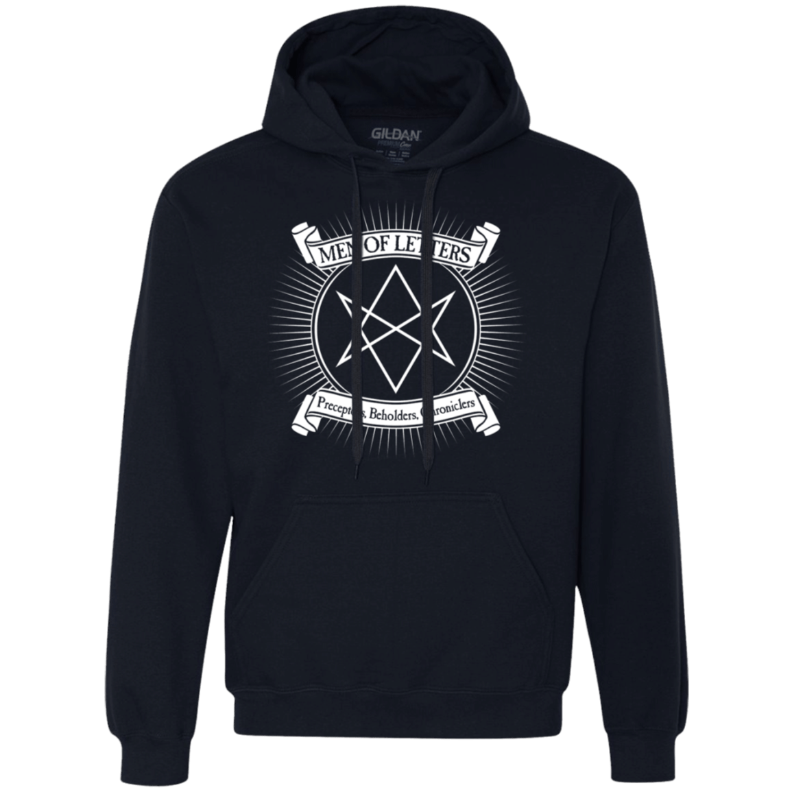 Sweatshirts Navy / S Men of Letters Premium Fleece Hoodie