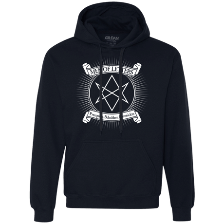 Sweatshirts Navy / S Men of Letters Premium Fleece Hoodie