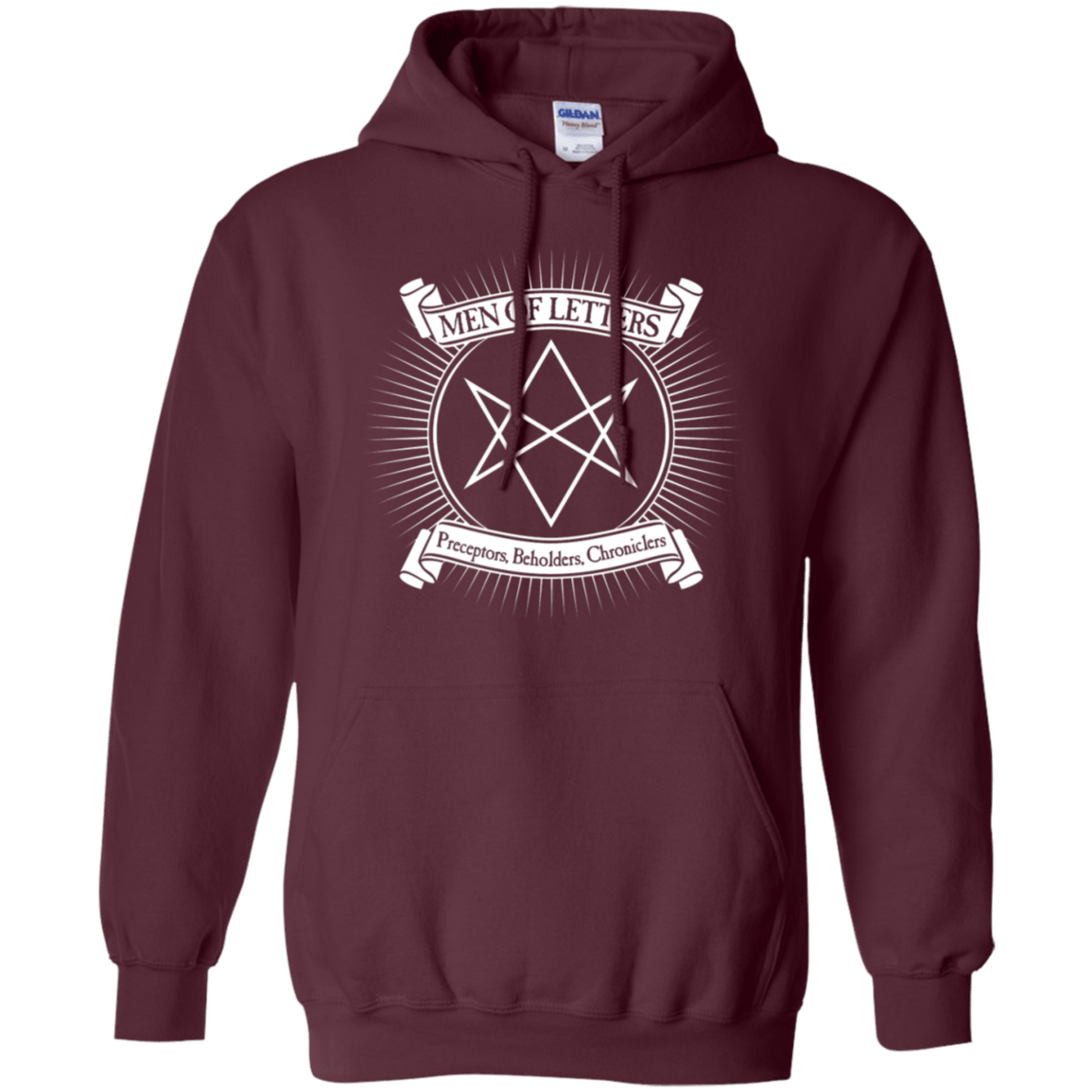 Sweatshirts Maroon / S Men of Letters Pullover Hoodie