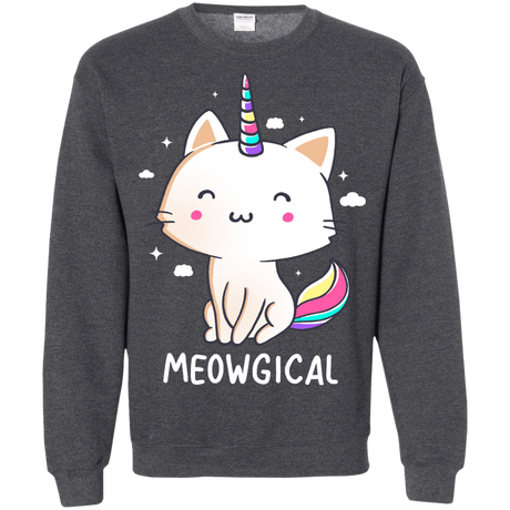 Sweatshirts Dark Heather / S Meowgical Crewneck Sweatshirt