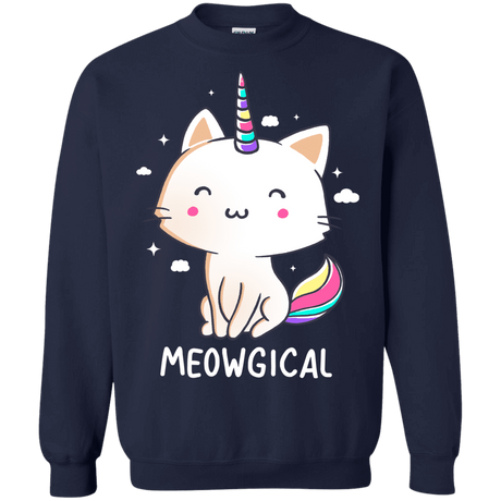 Sweatshirts Navy / S Meowgical Crewneck Sweatshirt