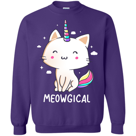 Sweatshirts Purple / S Meowgical Crewneck Sweatshirt