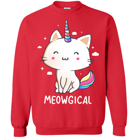 Sweatshirts Red / S Meowgical Crewneck Sweatshirt